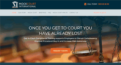 Desktop Screenshot of mockcourt.com.au